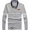 Latest handsome polo latest high quality cotton wear mens long sleeve shirts
