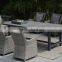 Worldwide selling grey Rattan royal 2016 dining rattan set