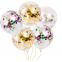 Latex Sequin Confetti Balloons Confetti Balloon 12 Inch Clear Latex Balloon Wedding Birthday Holiday Decoration Clear Balloon