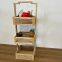 Living Room Kitchen Home Office Wood Shower Corner Shelf  Bamboo Towel Rack Storage Shelf Wooden Bamboo Bathroom Shelf