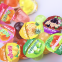 rico sabor a fruta Assortd Fresh Mini Galetina Dulces de golosinas con trozos de coco