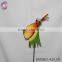 metal animals garden decoration with birds-head sticks