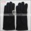 ladies winter cheap black woolen hand gloves with buld