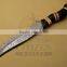 CITIZEN KNIVES,BEAUTIFUL CUSTOM HAND MADE DAMASCUS STEEL HUNTING BOWIE KNIFE