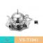Gold plating tea pot shaped B tea infuser