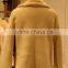 Factory Direct Wholesale Lady"s Sheep Wool Fur and Leather Together Jacket Coat