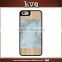 Natural Wood Wooden Case And Real Marble Back Case for iphone 6s