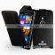 pu leather fashion phone cases for nokia lumia 925, hot flip up and down capa