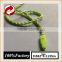 quality string seal tag, hang tag string, garment plastic seal tag/ Fluorescent green string seal neon string lights