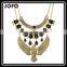 Vintage Ethnic Alloy Eagle Pendant New Long Chain Bead Necklace For Women