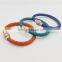 2016 Fashion Jewelry Luxury Python man magnetic genuine stingray leather Bracelet