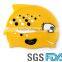 2016 kid swim cap cute lovely swimming cap for kids customize shark little fish flower swim caps