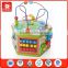 Top Bright EN 71 and ASTM Goge 7 in 1 activity Cube Wholesale Wooden educational toys for kids