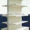Double side with good quality supermarket metal store rack shelf factory direct sale