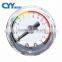 Stainless steel glycerine or silicone oil filled pressure gauge/mpa pressure gauge