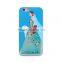 Wholesale girl pattern TPU liquid cell phone case for MOTO G4