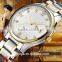 Factory wholesale unisex watch, best gift couple watches, stainless steel watch for lover gift