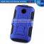 [GGIT] 2 in 1 Dual High Impact Robot Plastic gel Silicone Case for Motorola moto e