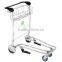CE & ISO approved airport lightweight luggage trolley with brake