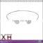 New Collection Sterling Silver Rhodium-plated Cubic Zirconia Open Disc Cuff Bangle