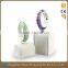 Custom High End White Velvet Jewelry Display Bracelet Holder