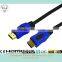 Dual color moulded HDMI Cable with Ethernet support 3D and 4K form 0.5-100m,player,TV