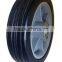 5 inch semi-pneumatic rubber wheel for trolley, shopping cart, garden cart