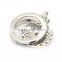 Women stainless steel coin locket,silver coin holder locket