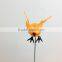 Cartoon 4 inch Environmental Paint Plastic Owl Outdoor Garden Decor Stake