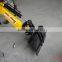 towable backhoe powered by agricultural tractor