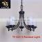 Led Simplicity Iron Lighting With White Lampshade For Dining room/Bedroom Decoration