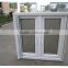 Simple iron window grill with PVC Casement Window design