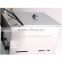 Used commercial kitchen equipment 11L gas deep fryer/gas chips fryer mahine.