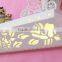 Dubai wooden decorative wall shelf modern lamp