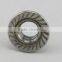 Stainless steel Hexagon nuts with flange DIN6923
