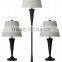 Gold Iron And Wood Floor Lamp for Hotel Decoration