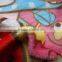 tricot knitting soft velvet print bedding sheet fabric short plush brush velvet cartoon printing pattern children's home textile