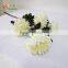 BJ016 5 heads white big chinese chrysanthemum flower for home decoration