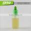 childproof and temper evident round black frosted glass dropper bottle