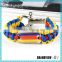 Useful Triple Braided Titanium Sport High Quality Power Cord Wristband