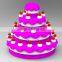 Happy Birthday Inflatable Cake Model for Decoration/advertising