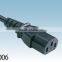 3*2.5mm Power Cord +Gland Cabinet internal cable assembly(solder +molding+assembly) Custom processing