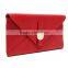 CW895-001 Top Fashion Red Hand Bag Purse Envelope Wallet Design Ladies Clutches