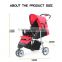 3-wheel Jogger Baby Stroller Pushchair with Removable Tray D803K