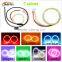 7 color COB Led Lamp Halo Rings Angle Eyes Lights Led headlight for All Cars 90mm                        
                                                Quality Choice
