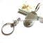 Brushed Stainless Or Chrome Pull-apart Bubble Key Ring