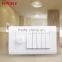 Hot selling High quality Pakistan Series 5Gang switch with dimmer PC white 5+dimmer