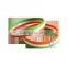 2016 custom colorful rainbow silicone wristbands with logo printed