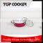 healthy high temperature coating casserole with lid