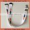 2015 New China wholesale id card custom printed sublimation polyester custom thick lanyard